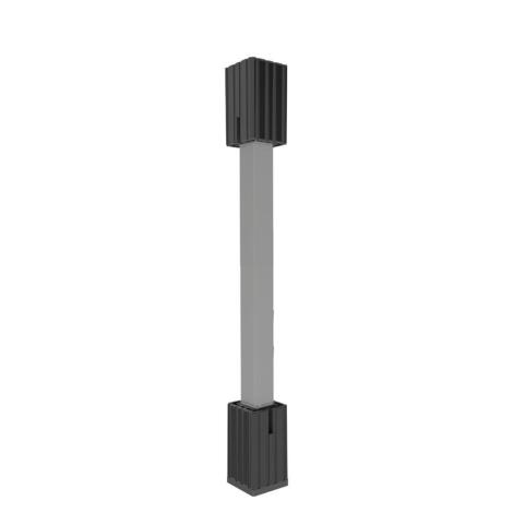 42" High Flush Mount Structural Post 