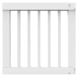 36" x 48" White Rail Gate Kit 