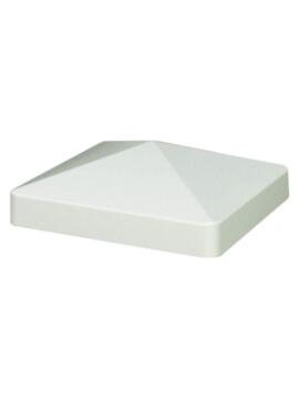 Vinyl Flat Post Cap 4 x 4 White
