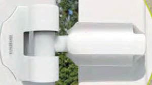 Standard Wrap Gate Hinge Set - White