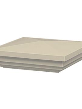 Tan Vinyl 6"x6" New England Post Top 