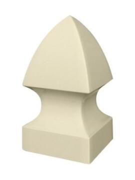 Tan Vinyl 5"x5" Gothic Post Top 