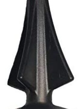 Black Aluminum 1" Quad Finial Top 5/8" picket
