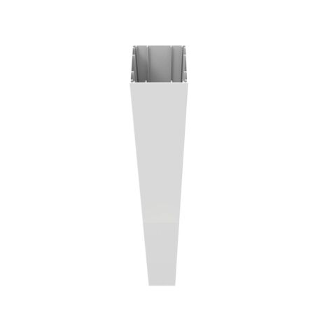 4.25in X 4.25in X 39in White Aluminum Post Sleeve 