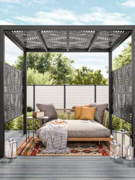 Vinyl Decorative Screen & Pergola