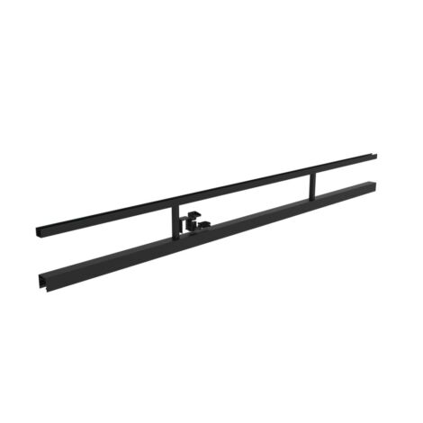 8' Triple Rail Topper - Matte Black 