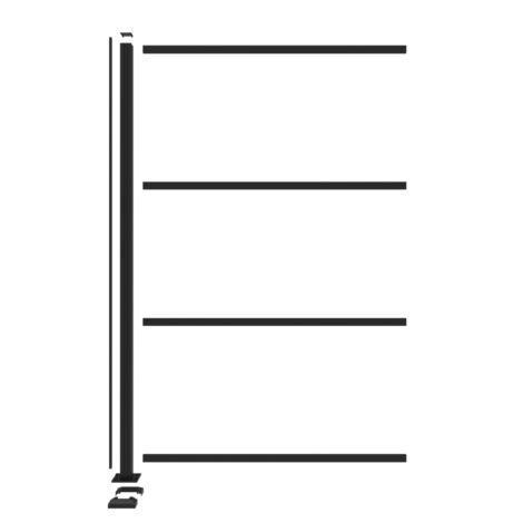 Vinyl Decorative Screen Wall Line Post Kit