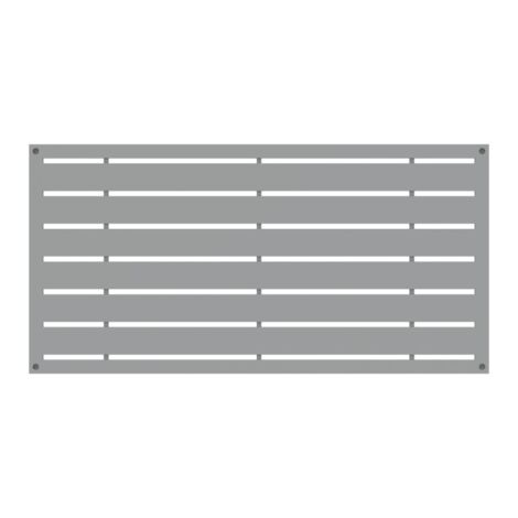 Gray 2' X 4' - Boardwalk Decorative Screen Panel 