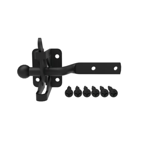 Gravity Gate Latch Black for Alm.