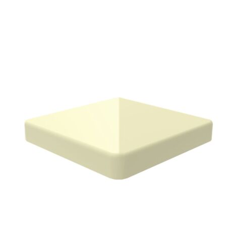 Vinyl Flat Post Cap 4 x 4 Tan