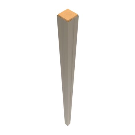 4"x4"x120" Khaki Vinyl Post Wrap