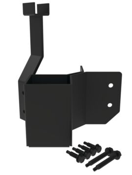 2.5in Fascia Mount Outer Corner Brackets - Black