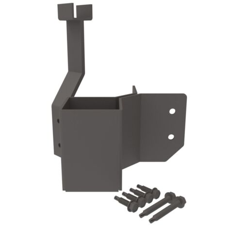 2.5in Fascia Mount Outer Corner Brackets - Bronze
