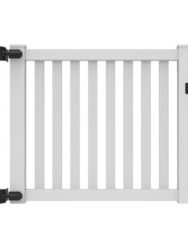4'x58" Baltimore Walk Gate White