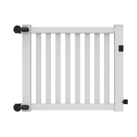 4'x58" Baltimore Walk Gate White