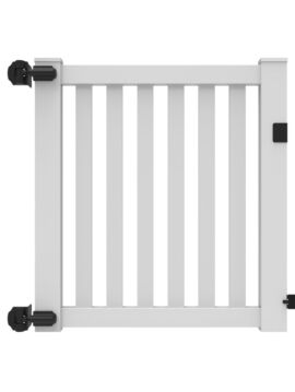 4'x46" Baltimore Walk Gate White