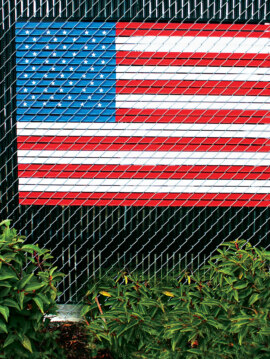 American Flag Kit for Chainlink