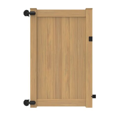 6'x46" Norfolk Walk Gate Woodgrain