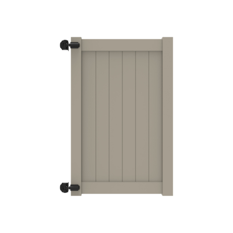 6'x46" Norfolk Walk Gate Clay