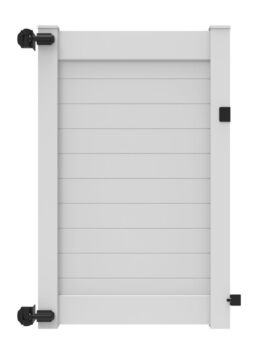 6' H x46" W Horizontal Chesapeake Walk Gate White