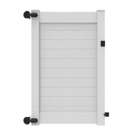 6' H x46" W Horizontal Chesapeake Walk Gate White
