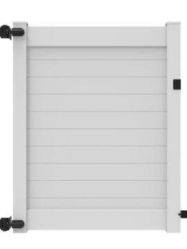6' H x 58" W Horizontal Chesapeake Walk Gate White