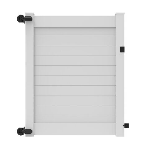 6' H x 58" W Horizontal Chesapeake Walk Gate White