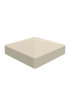 5"x5" Pyramid Post Top Clay