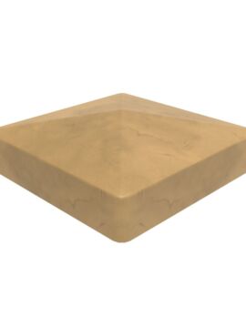 5"x5" Pyramid Post Top Woodgrain