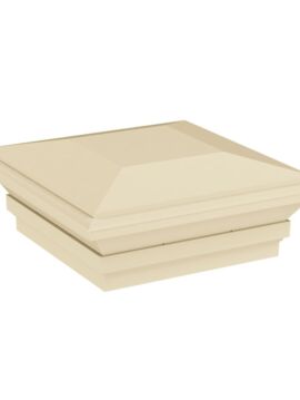 5"x5" Contemporary Post Top Tan