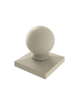 Tan Vinyl Ball Cap w/ 5" sq. Base 