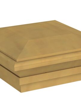 5"x5" Contemporary Post Top Woodgrain