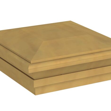 5"x5" Contemporary Post Top Woodgrain