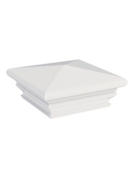 5"X5" Federation Post Top White