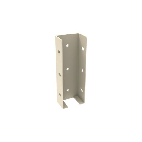 Flat Mount Vinyl Bracket 1 3/4 x 5 ½ Rail Tan