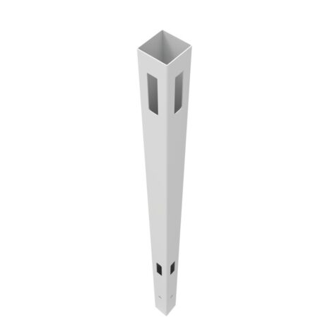 5"x5"x108" Corner Post for Horizontal Panel White 