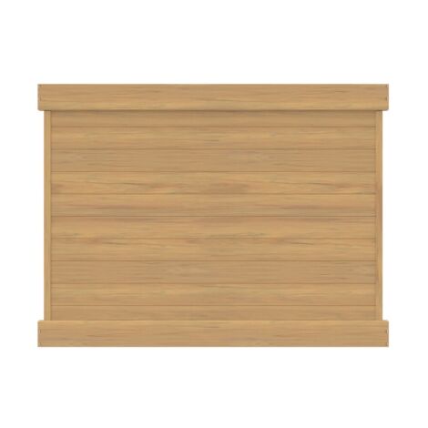 6'H X 8'W Horizontal Chesapeake Privacy Panel Woodgrain