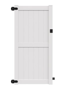 8' H x46" W Colden Walk Gate White