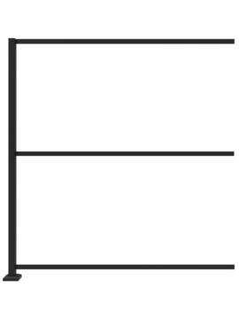 3'x6' Horizontal Vinyl Decorative Screen Wall Line Post Kit