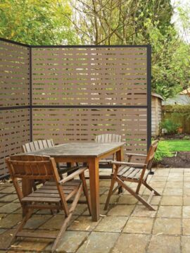 Tan 3' X 6' - Boardwalk Decorative Screen Panel 