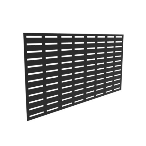 Black 3' X 6' - Boardwalk Decorative Screen Panel