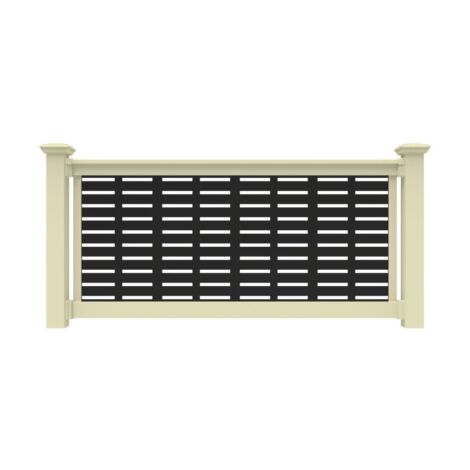 36" H x 6' L Tan Vinyl T Style for Decorative Screen 