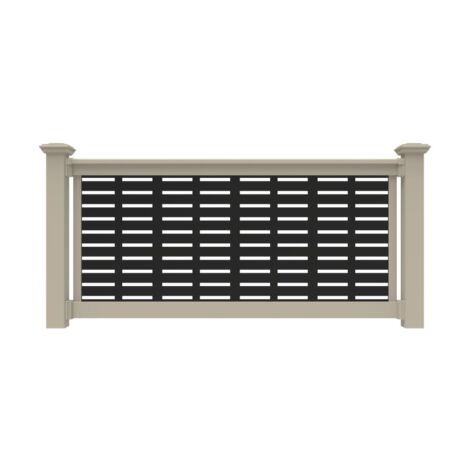 36" H x 6' L Clay Vinyl T Style for Decorative Screen 