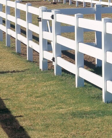 5"x5"x108" Corner Post for Horizontal Panel Woodgrain W/ Screen