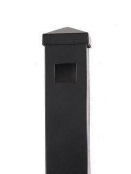 2"x2"x70" Tioga End Post  Black