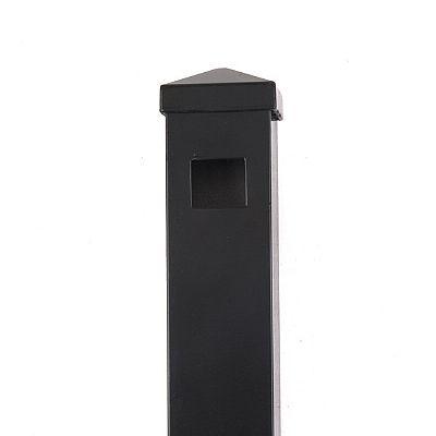 2"x2"x70" Fulton End Post Black 