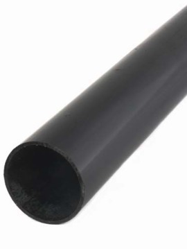Residential Black Framework -  2 1/2" x 7' .065 Terminal Post 