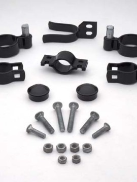 Residential Black Single Gate Hardware 