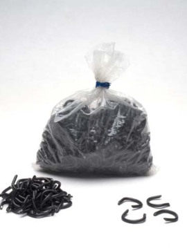  Hog Rings Black (500Pcs)