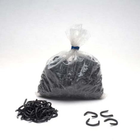  Hog Rings Black (500Pcs)
